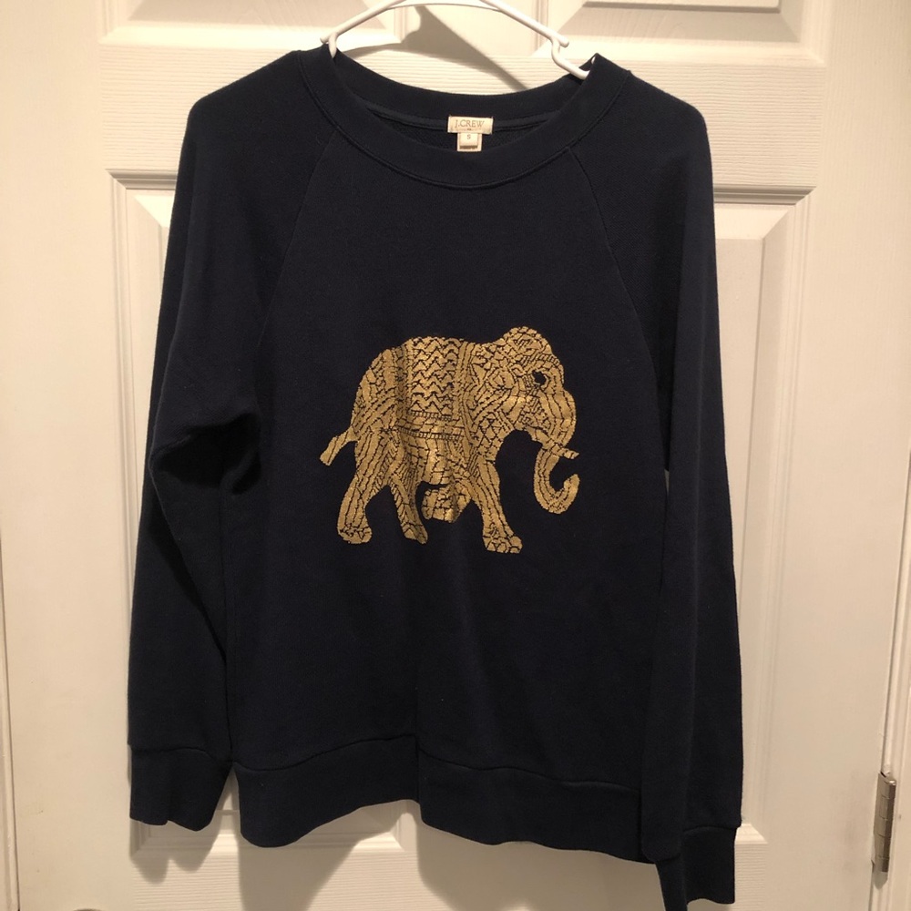 J Crew Elephant sweater